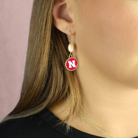Nebraska Cornhuskers Diana Earrings