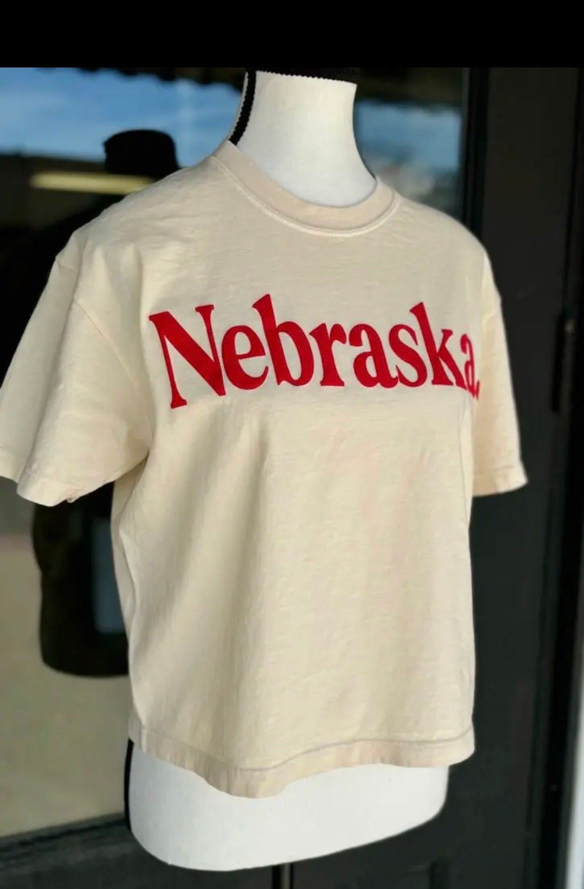 Nebraska (Period) Long Cropped Tee