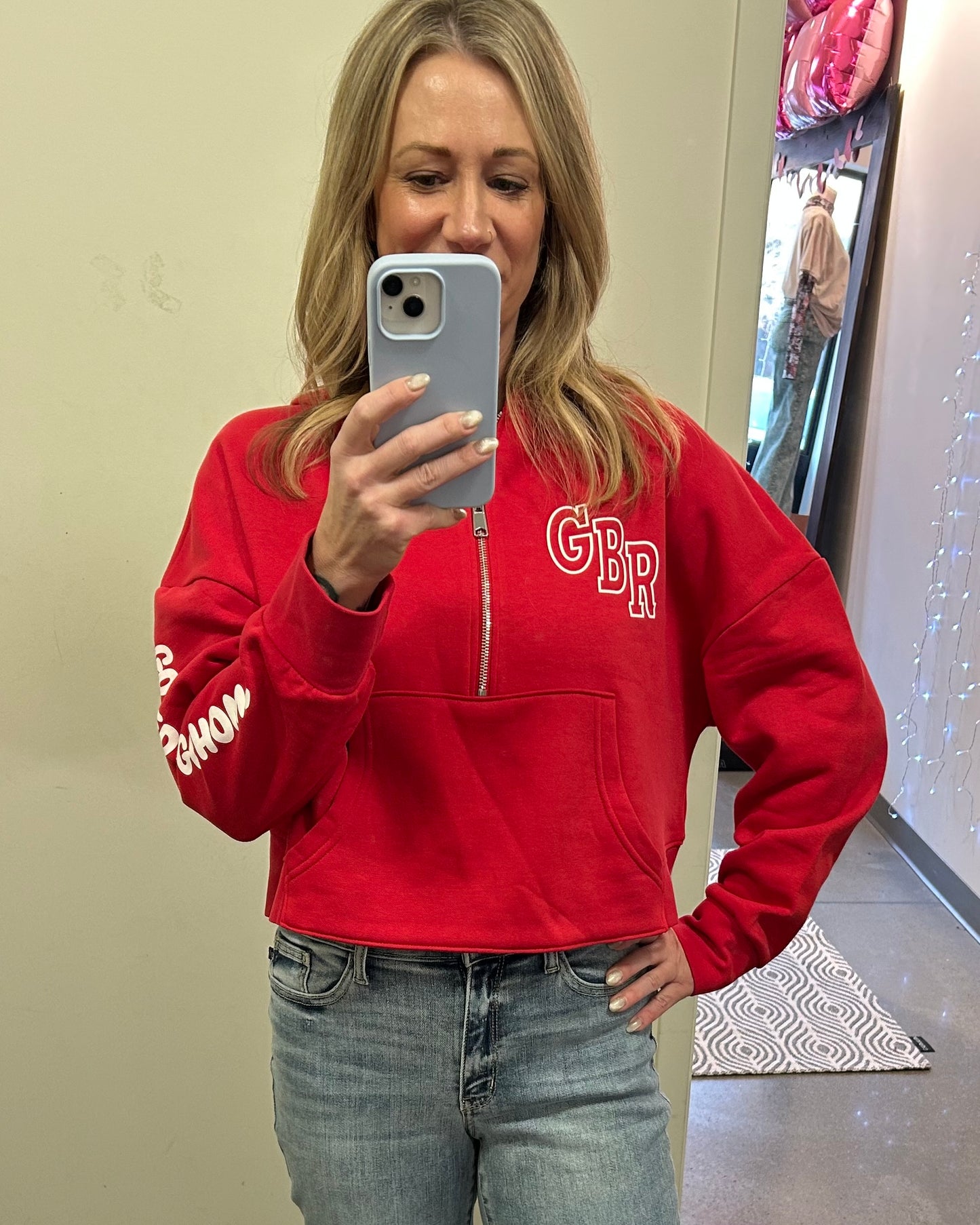 Go Red Or Go Home 1/2 Zip