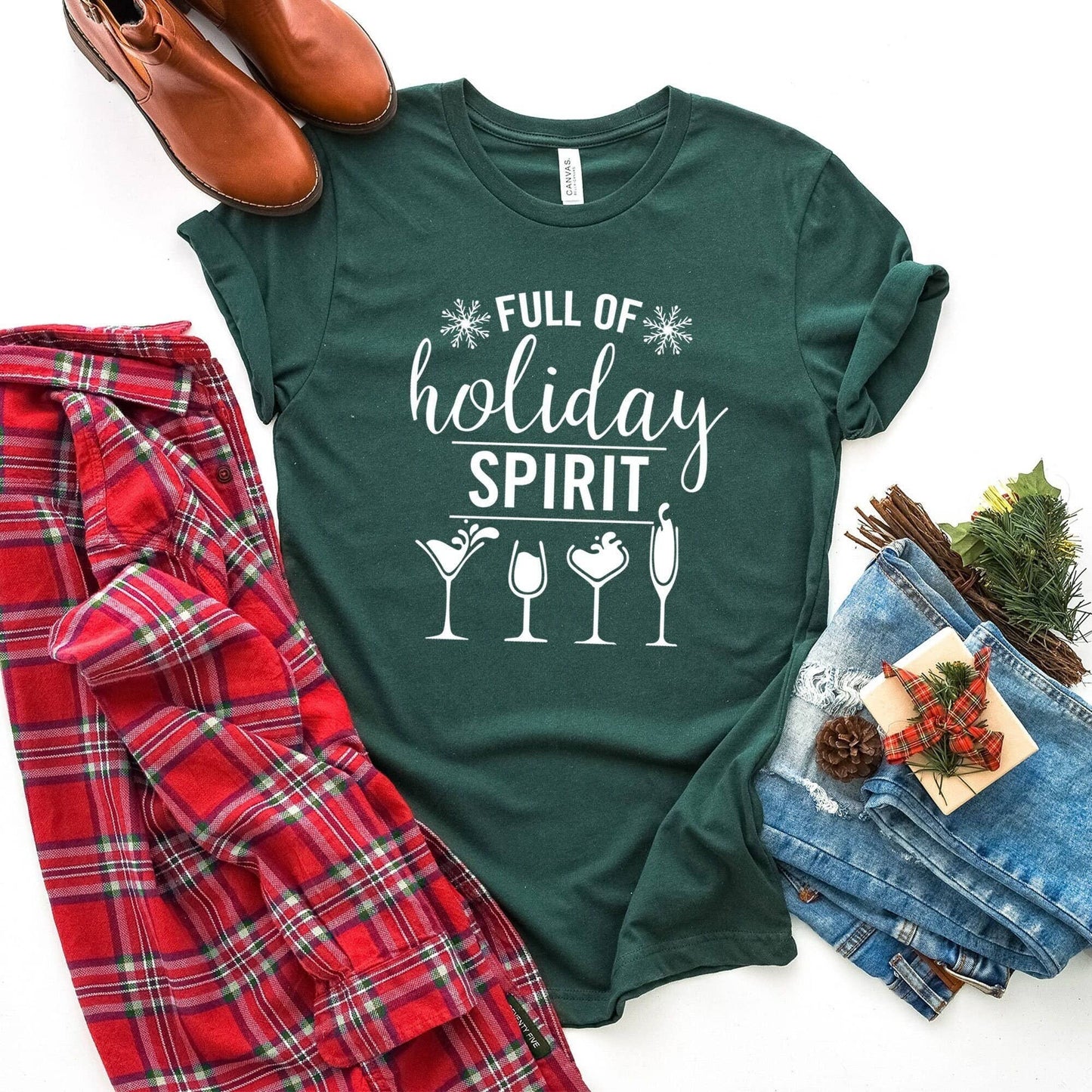 Full of Holiday Spirit Tee