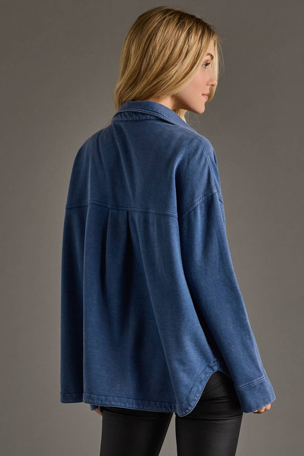 Dk. Blue Super Soft Button Up