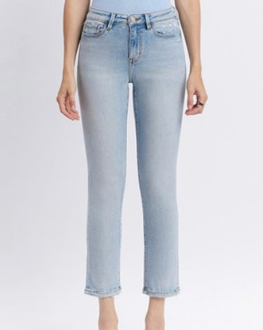 High Rise Slim Straight