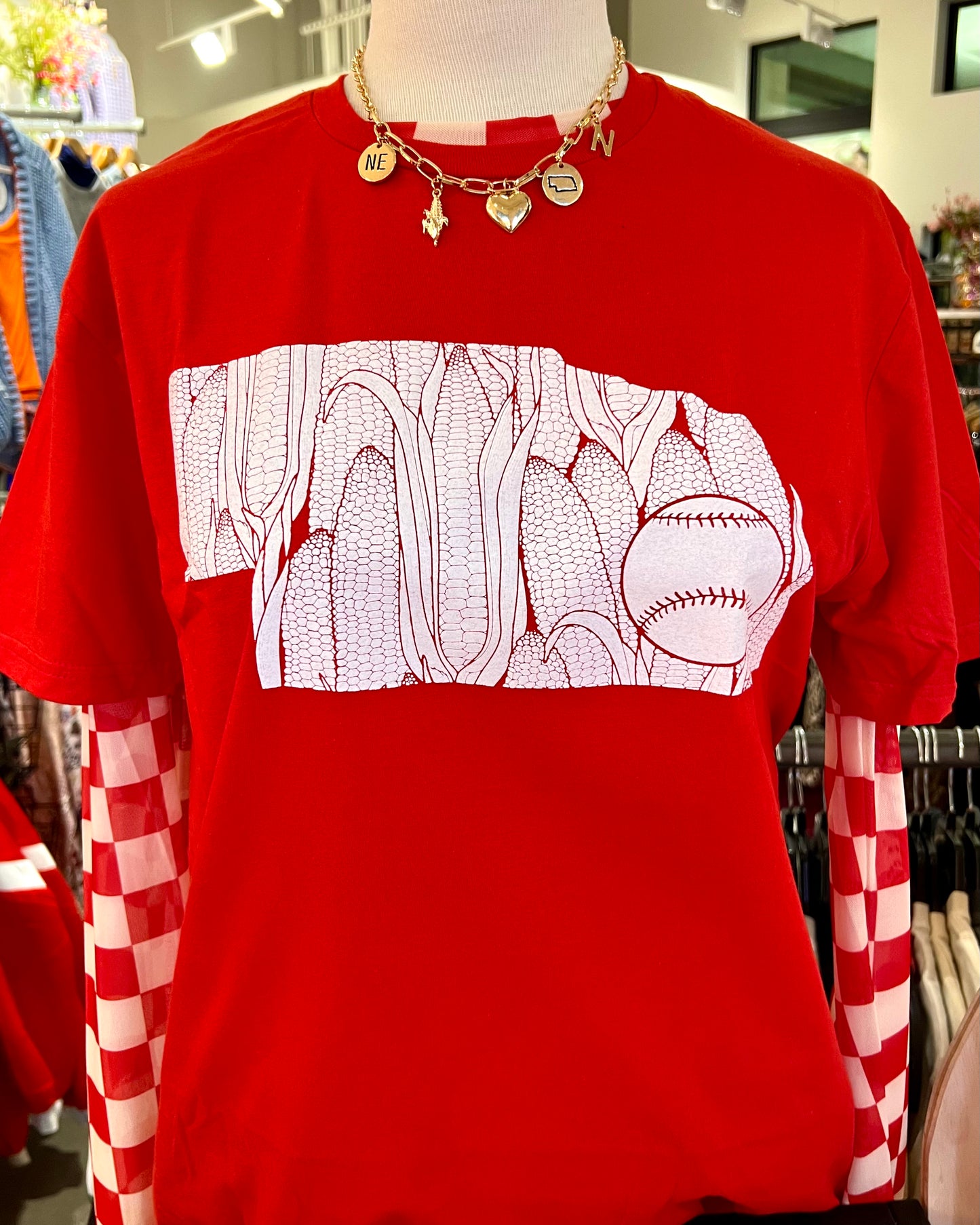 Nebraska Baseball Tee