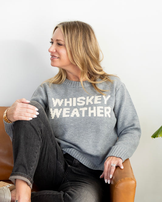 Gray Whiskey Weather Sweater