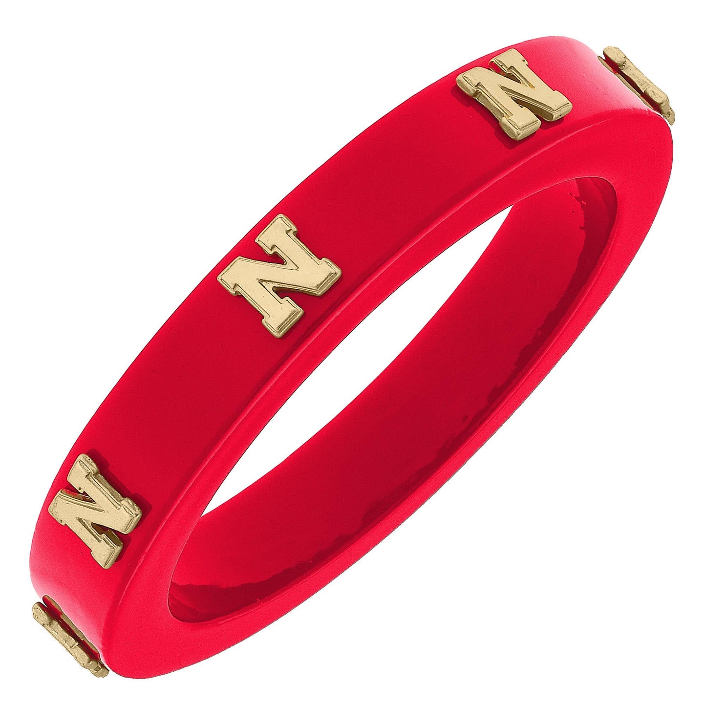 Nebraska Cornhuskers Resin Logo Bangle
