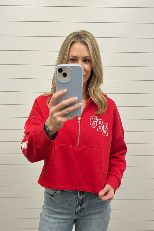Go Red Or Go Home 1/2 Zip