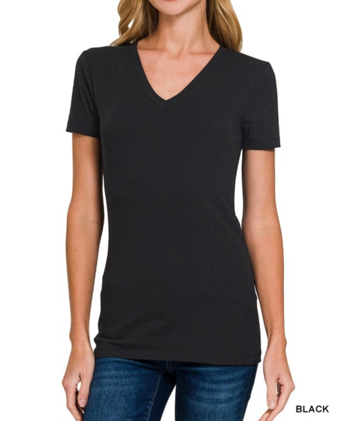 Super Soft Short Sleeve V-Neck Tee