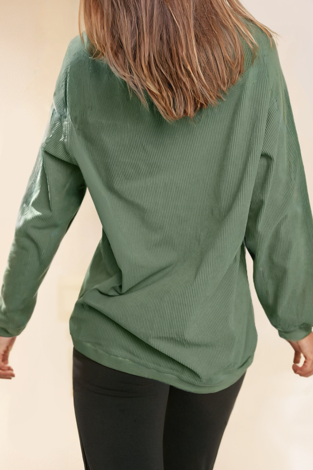 Rhinestone Lucky Ribbed St Patrick Sweatshirt