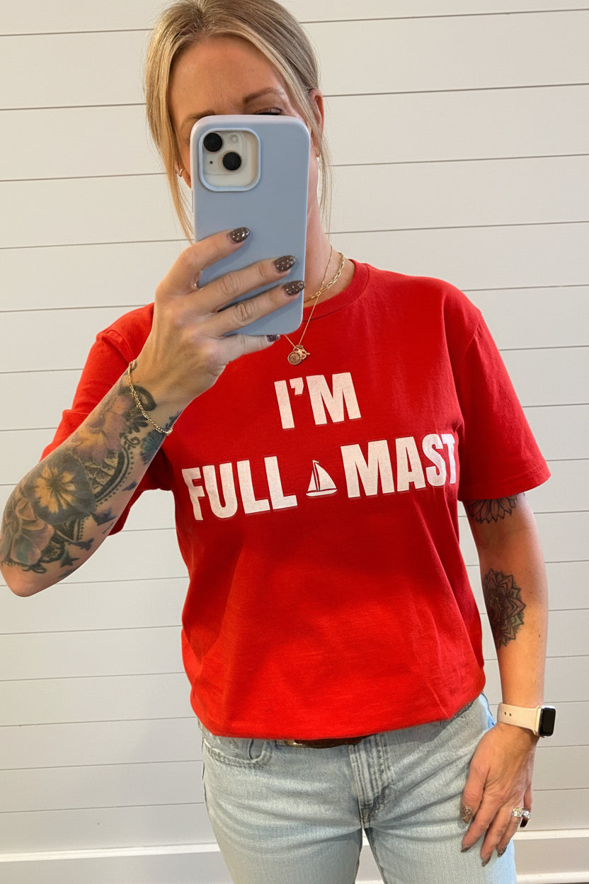 I’m Full Mast NE B-ball Tee