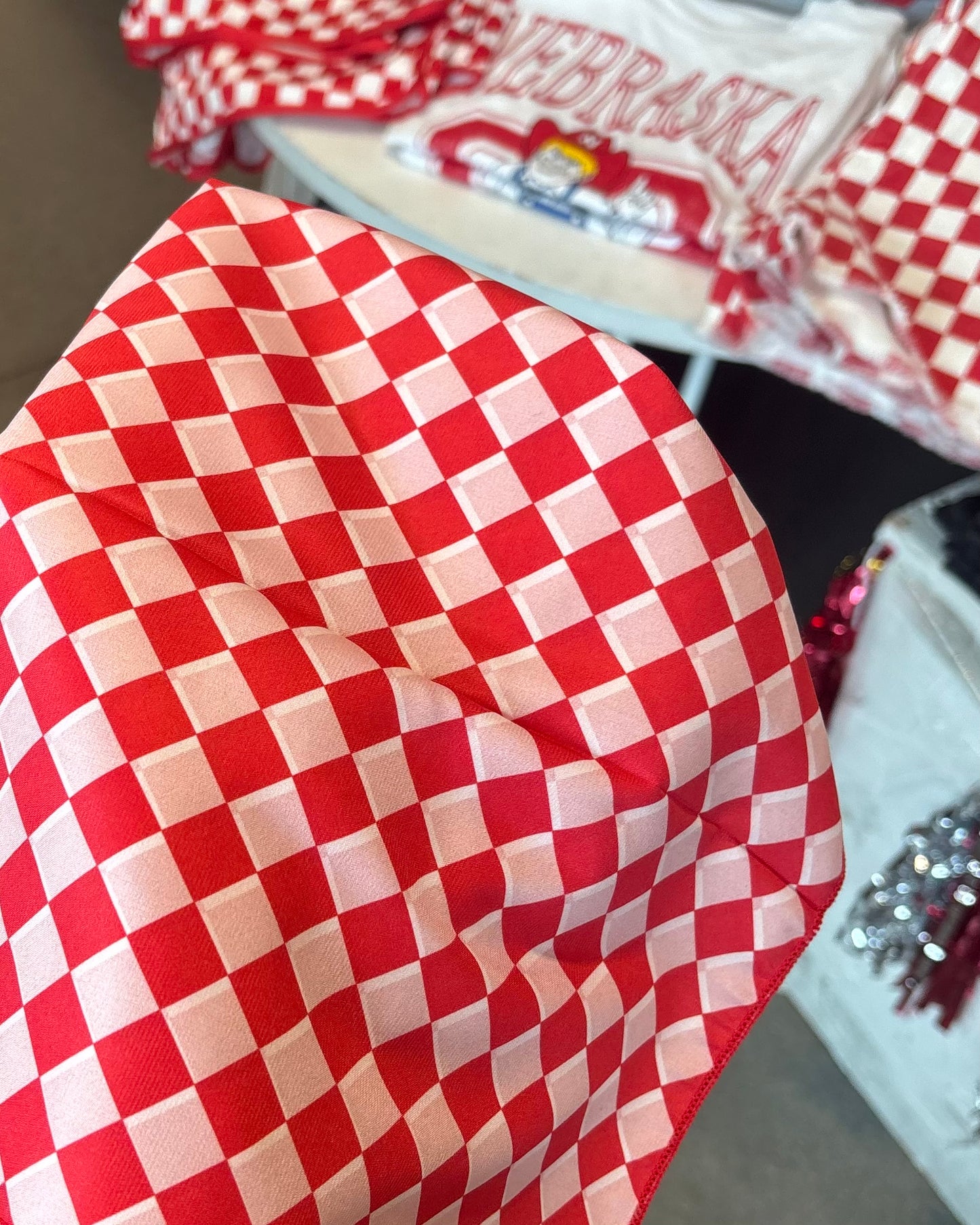 Pep Rally Checkered Scarf