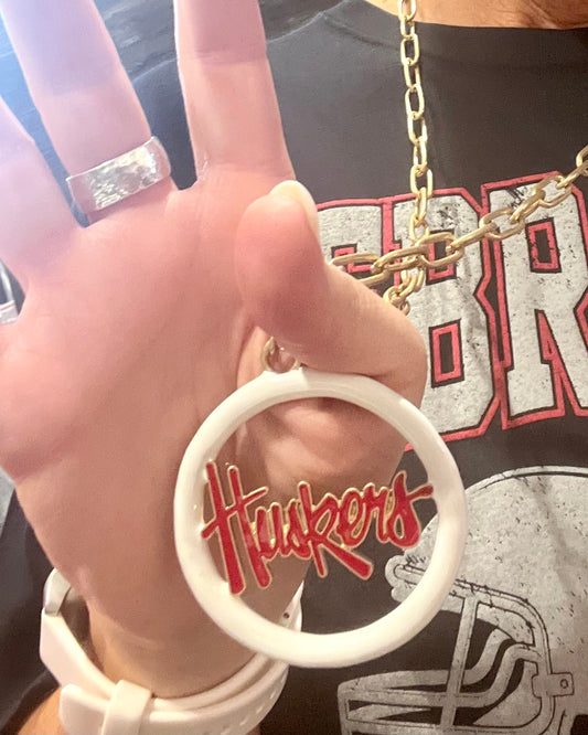 Nebraska Cornhuskers Logo Medallion Necklace