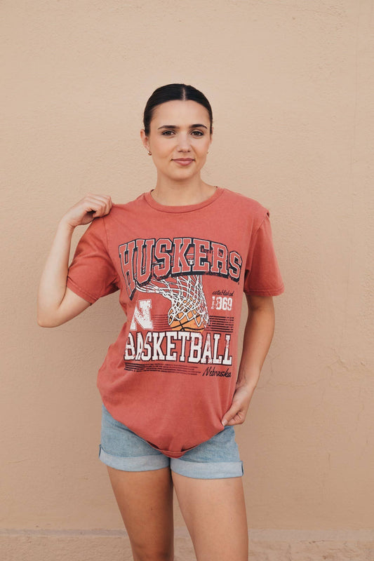 Nebraska Curry Basketball Comfort Tee