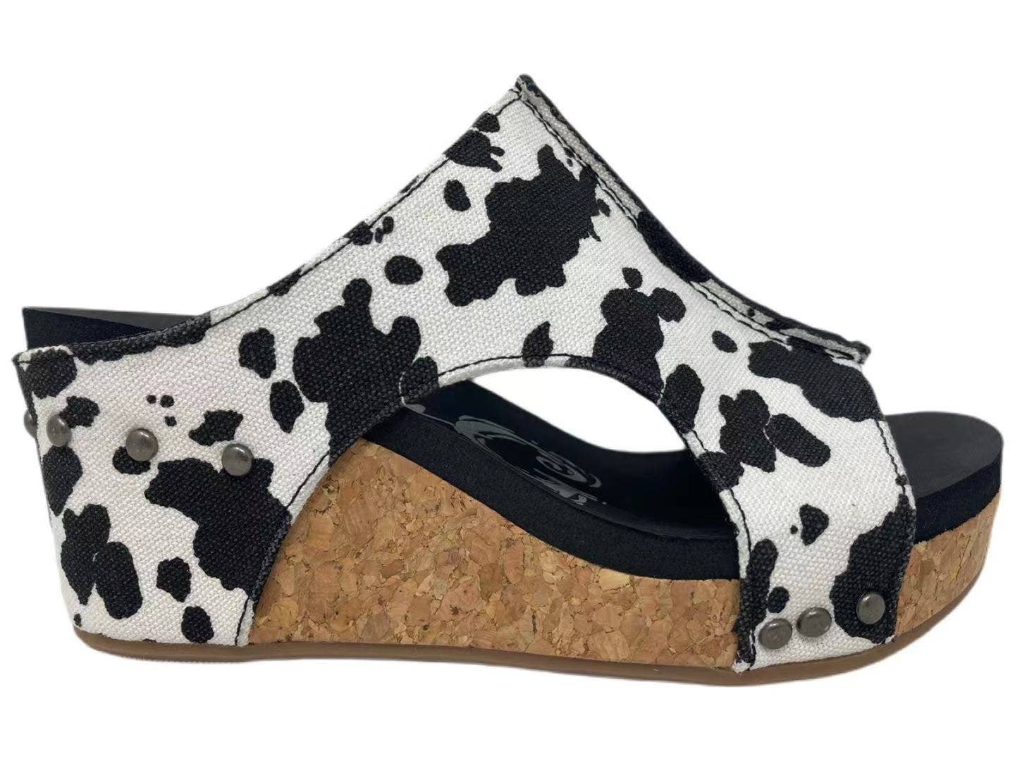 Besito 2 Animal Print Wedge