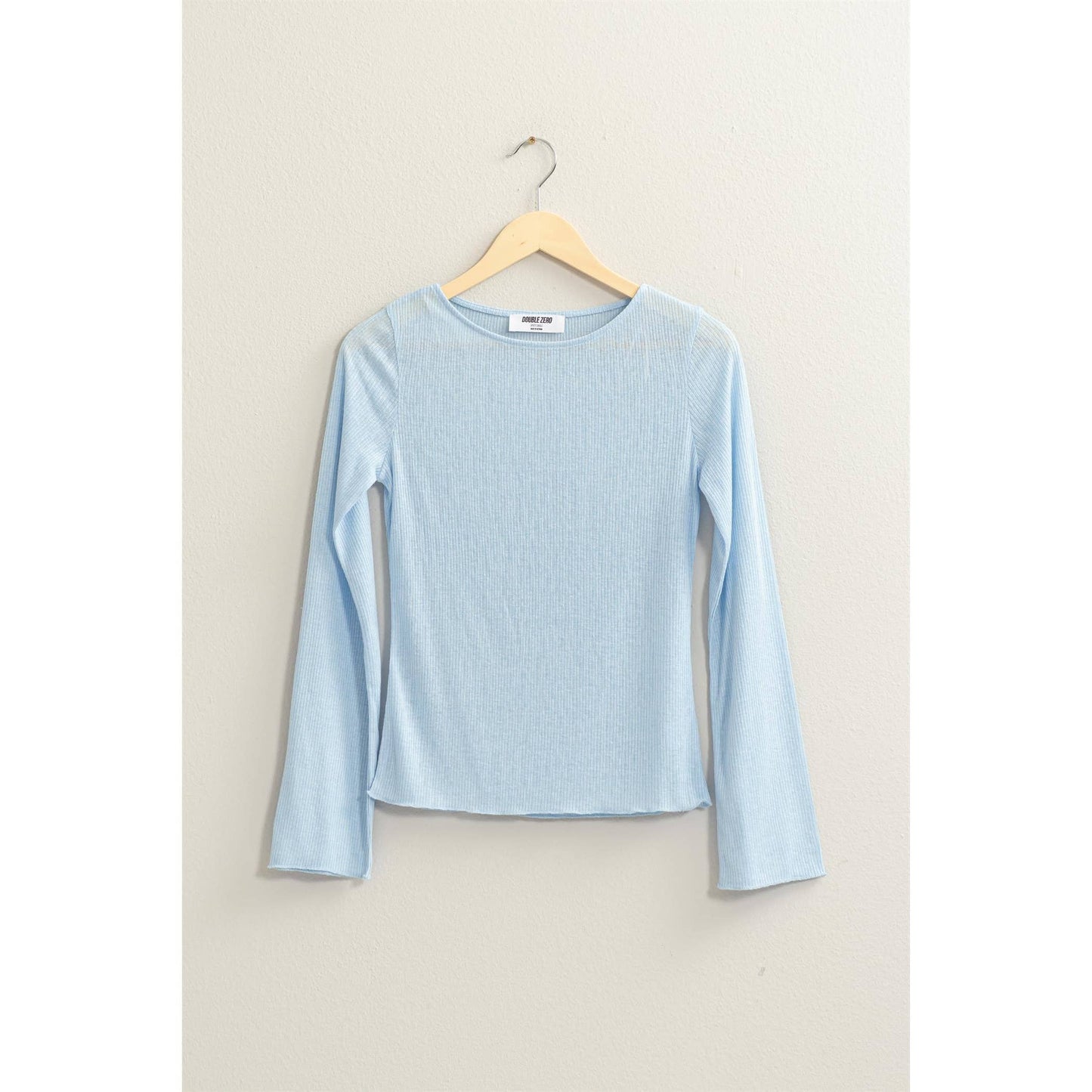 Ribbed Long Sleeve Top