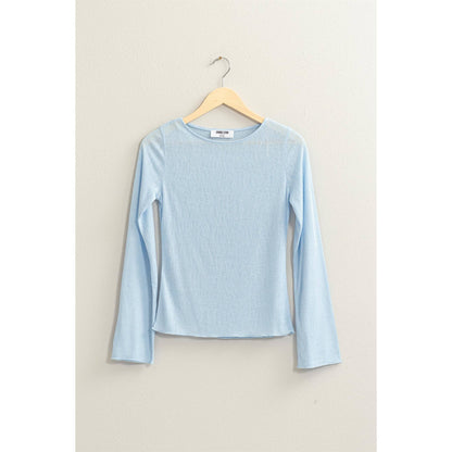 Ribbed Long Sleeve Top