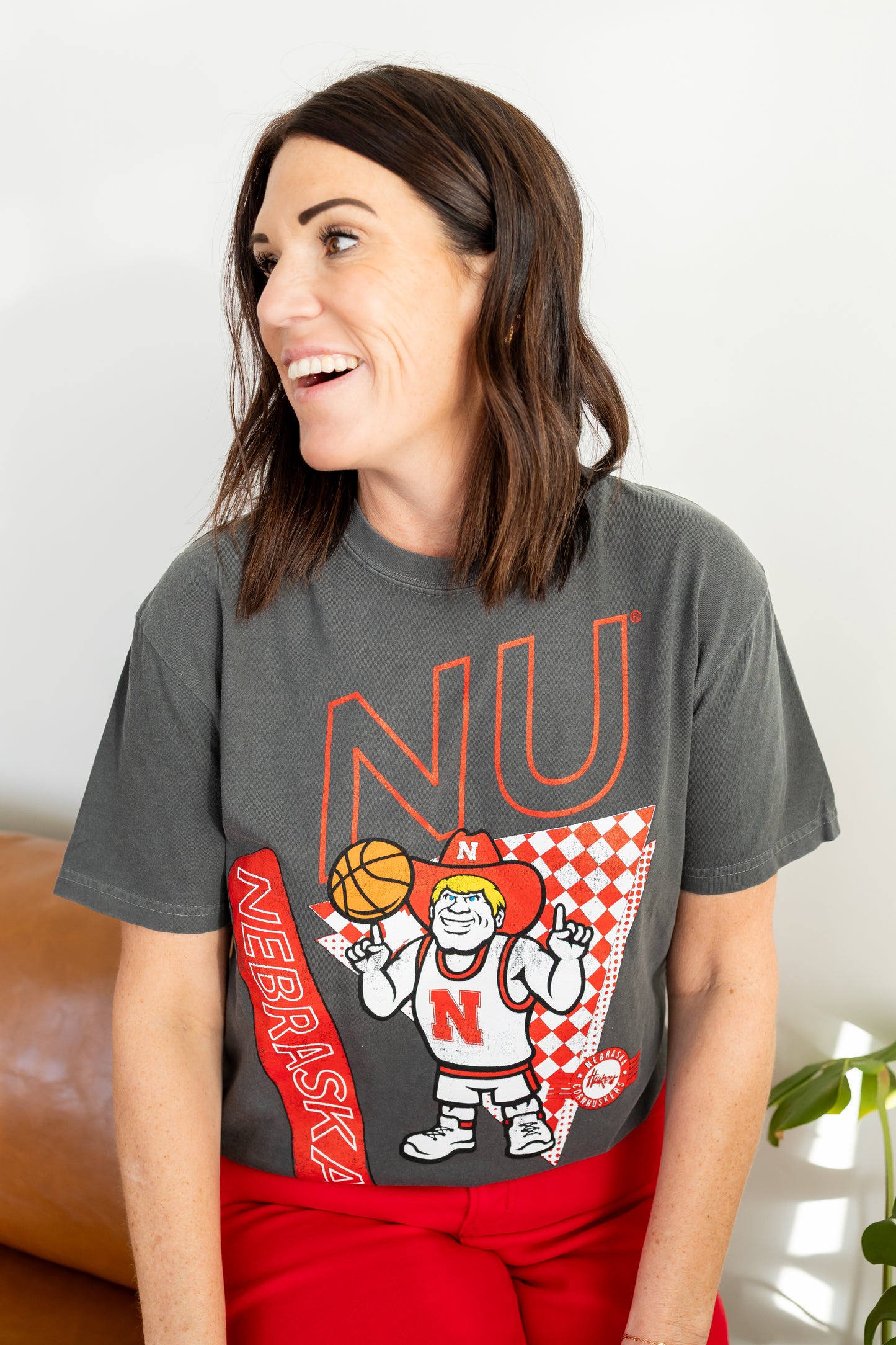 Nebraska Huskers Herbie Courtside Basketball Tee