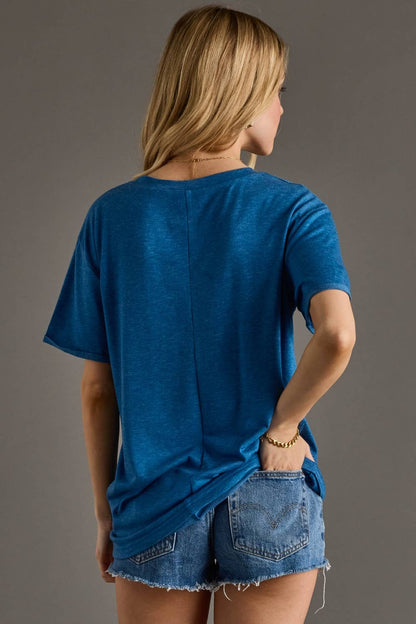 Blue Lazy Lake Day Tee