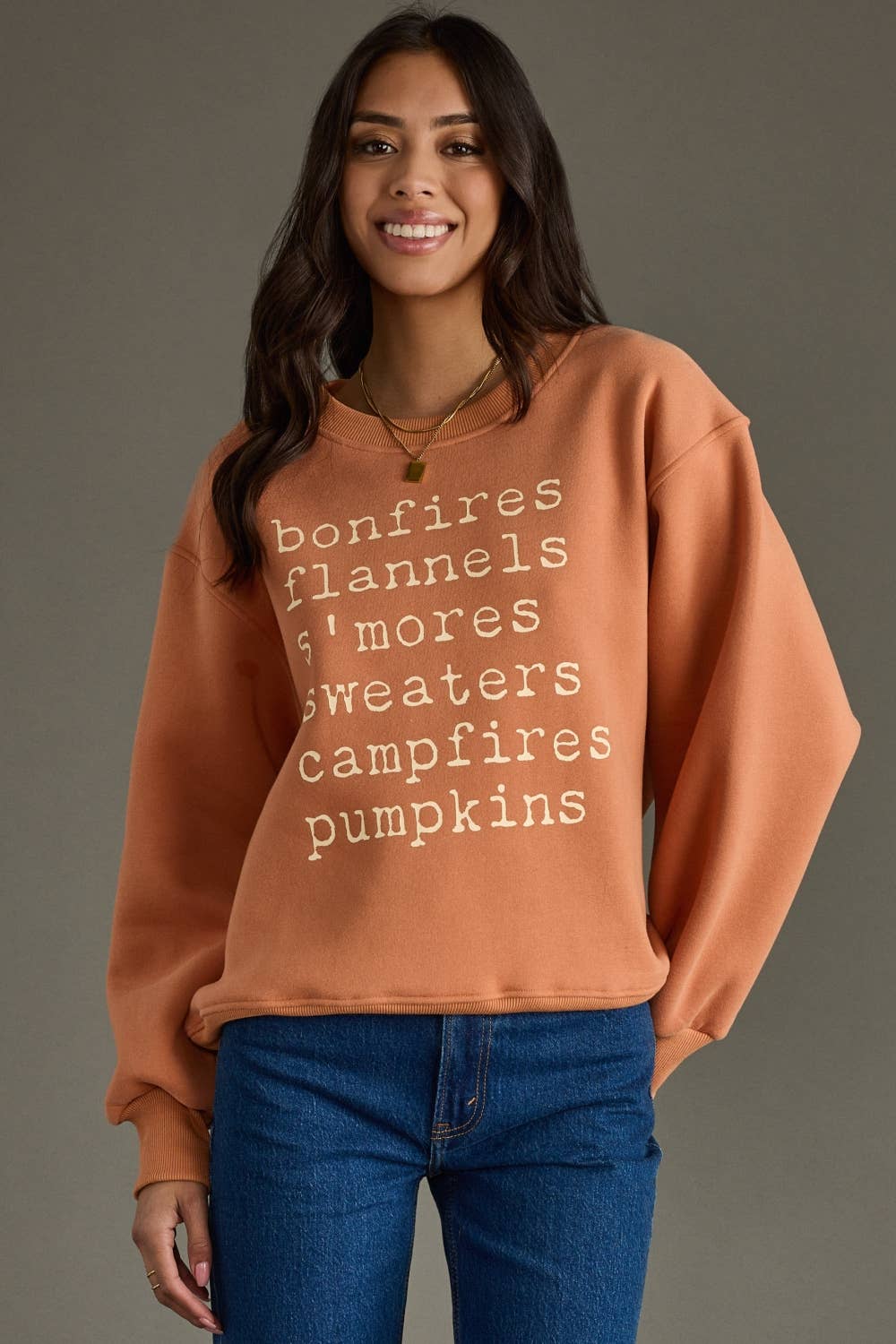 Rust Fall Sweatshirt