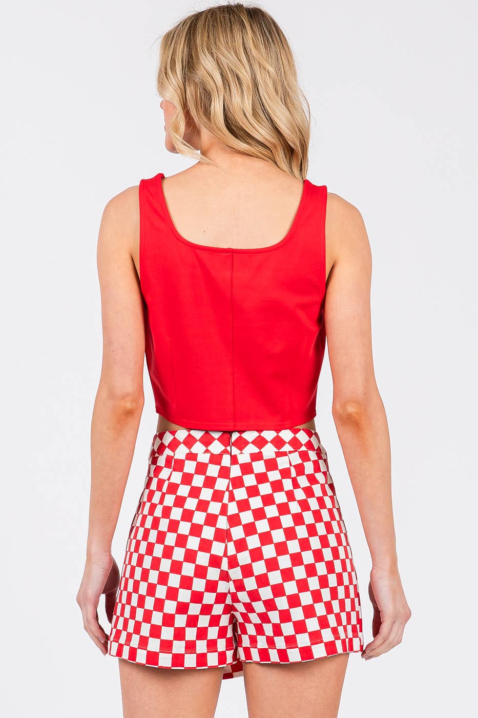 Gameday Corset Seam Detail Tank