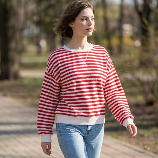 Gameday Striped Pullover