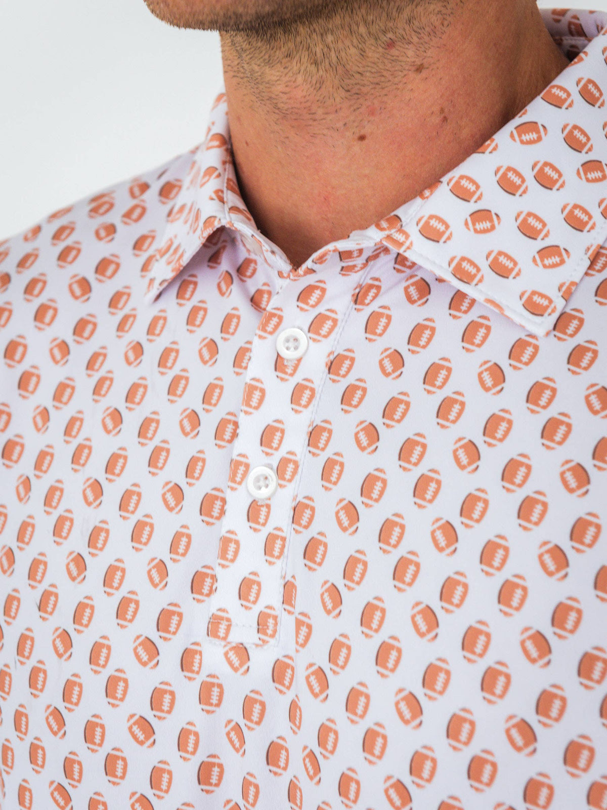 Men's Football Frenzy Short Sleeve Performance Polo