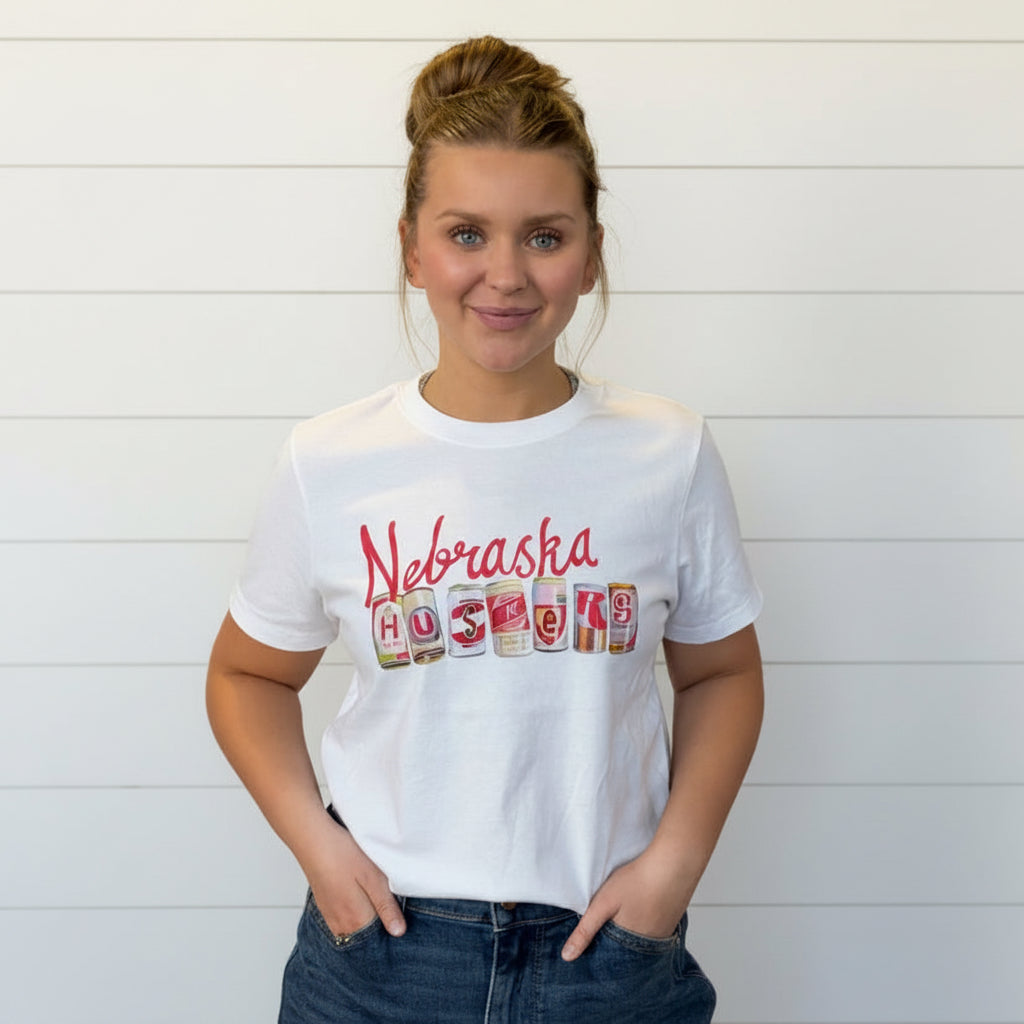 Nebraska Huskers Cans Perfect Tee