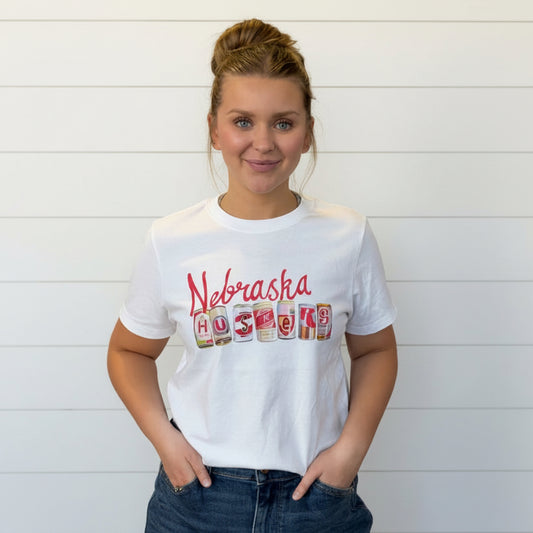 Nebraska Huskers Cans Perfect Tee