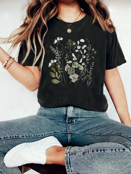 Wildflowers Eucalyptus Graphic Tee