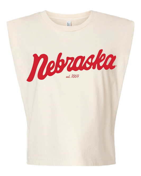 Nebraska Cornhuskers Bold Script Tank