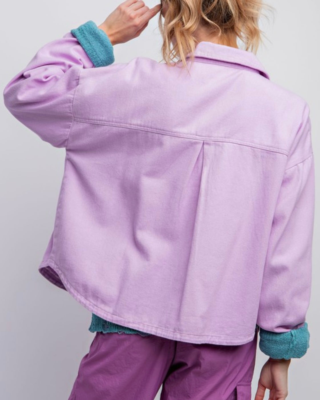 Washed Twill Shirt Jacket