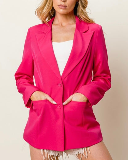 Single Breasted Lined Blazer
