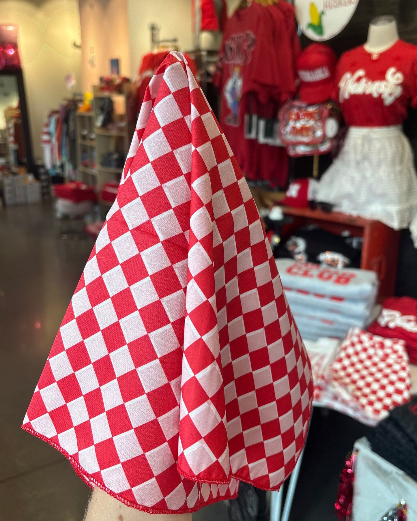 Pep Rally Checkered Scarf