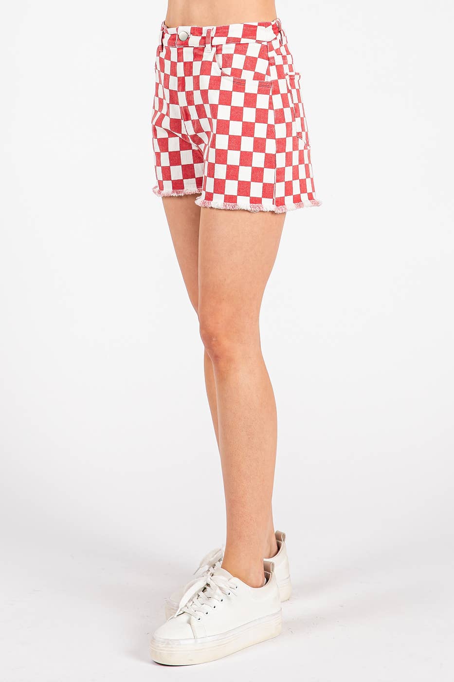Game Day Checkered Shorts