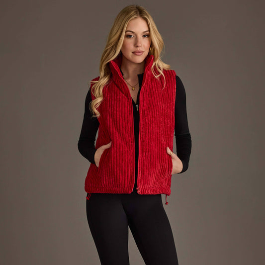 Dk. Red Corduroy Vest