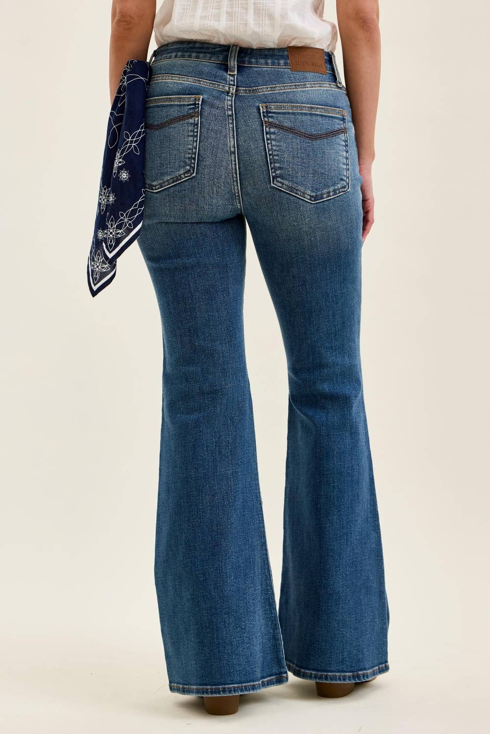 MR Jaqueline Flare w/ Needle Back Pkts + Bandana Loop