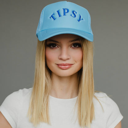 Lt. Blue Tipsy Trucker Hat