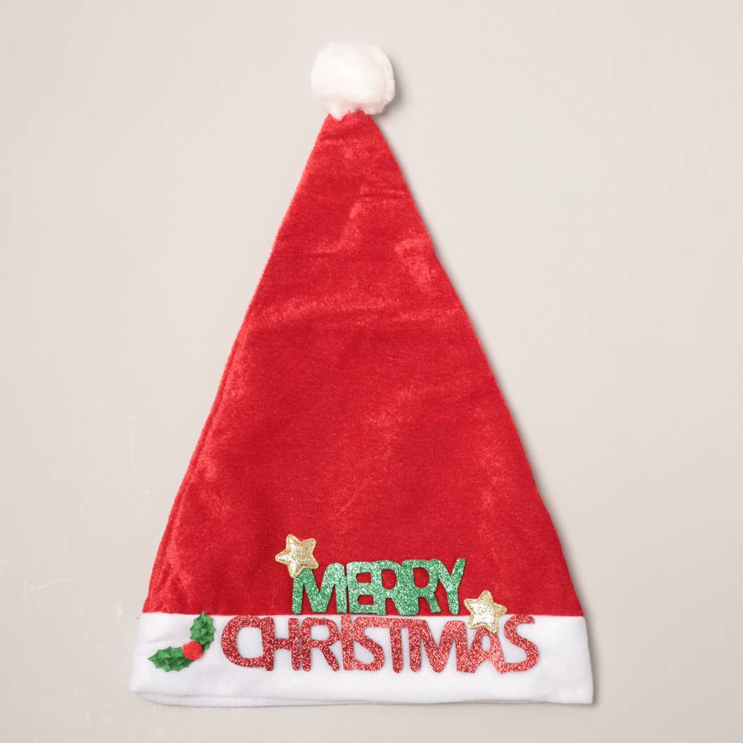 Light-Up Merry Christmas Santa Hat