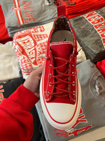 Red Piper Platform Sneaker
