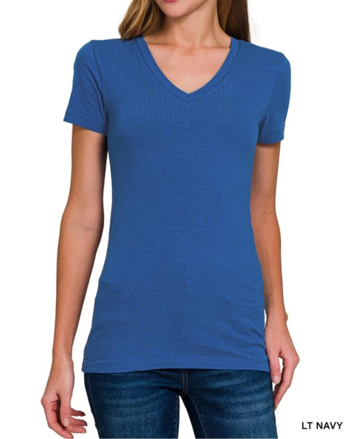 Super Soft Short Sleeve V-Neck Tee