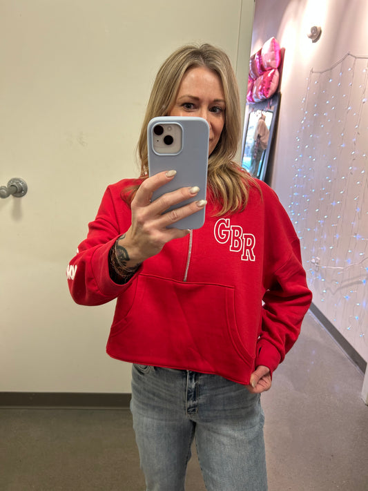 Go Red Or Go Home 1/2 Zip