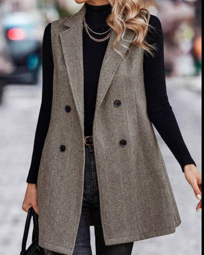 Tweed Blazer Vest