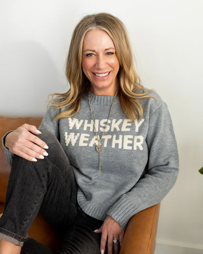 Gray Whiskey Weather Sweater