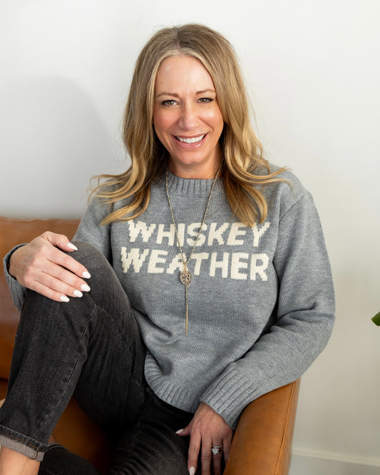 Gray Whiskey Weather Sweater