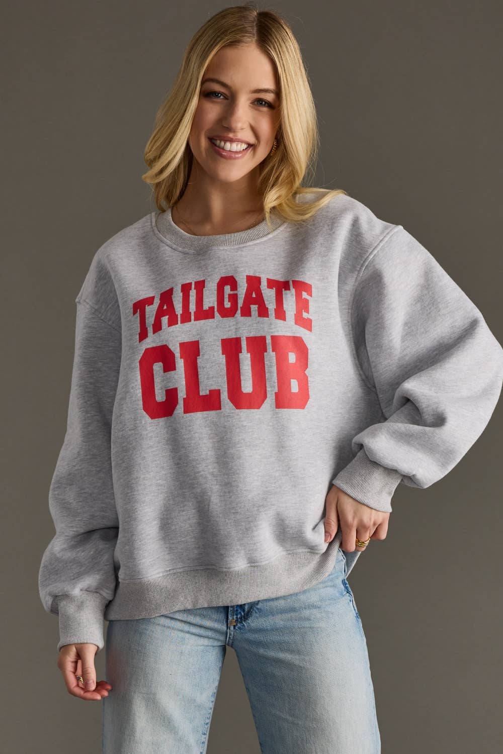 Lt. Gray Tailgate Club Sweatshirt