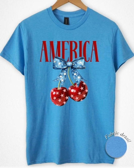 America Cherries Soft Washed Tee