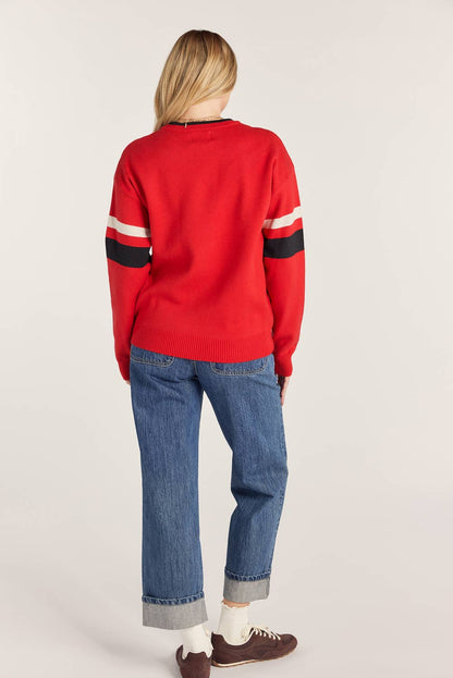 Nebraska Round Neck Varsity Sweater