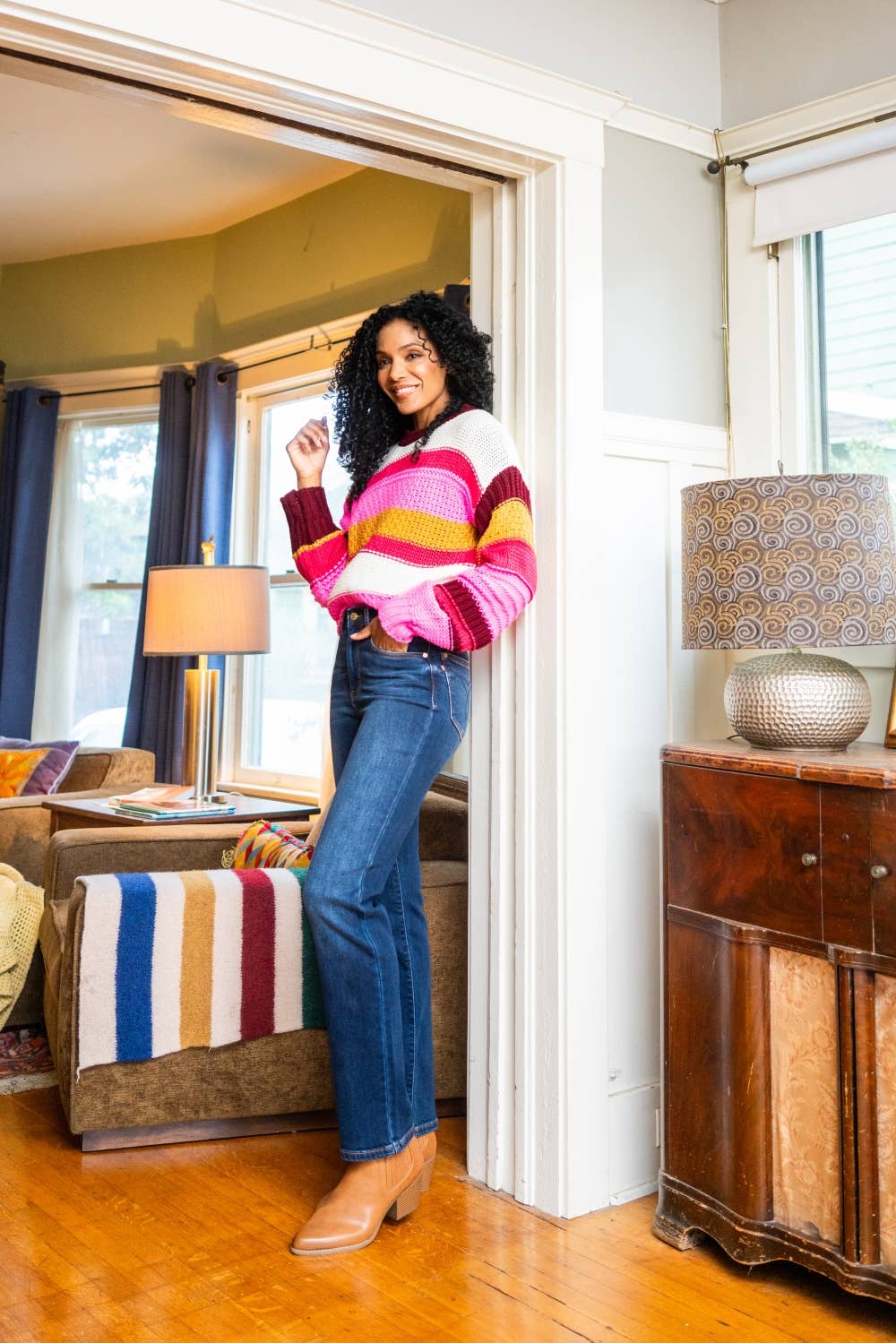 Vintage Wash Thermal Straight