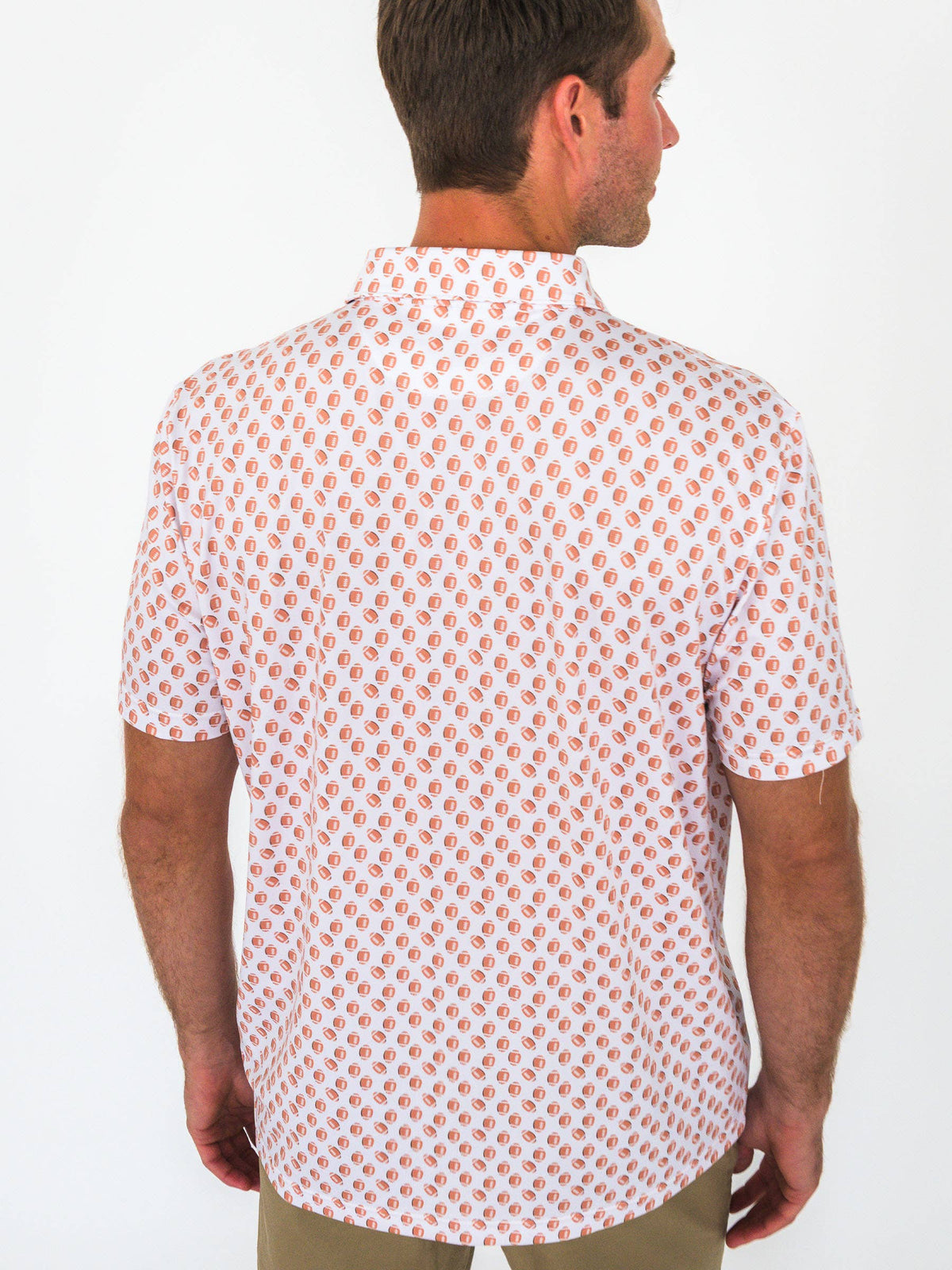 Men's Football Frenzy Short Sleeve Performance Polo