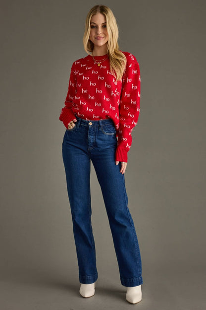 Red Ho Ho Ho Sweater