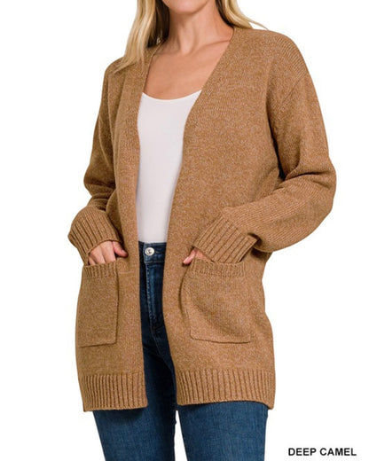 Open Front Sweater Cardigan